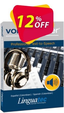 Coupon code Voice Reader Studio 15 SPC / Español (Colombian)/Spanish (Colombian)