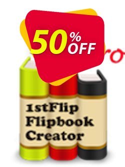 1stFlip Flipbook Creator Pro for Mac Coupon, discount 50% Off Pro. Promotion: 