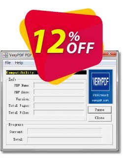 12% OFF VeryUtils PDF to Word Converter Coupon code
