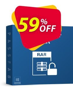 59% OFF PassFab for RAR Coupon code