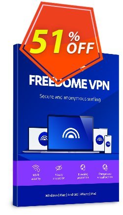 51% OFF F-Secure FREEDOME VPN 7 devices Coupon code