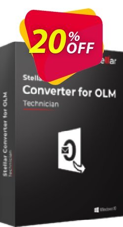 20% OFF OLM to PST Converter discount - Technician  Coupon code