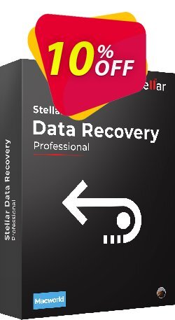 10% OFF Stellar Data Recovery Professional for Mac - Lifetime  Coupon code