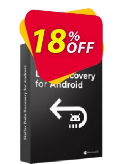 18% OFF Stellar Android Data Recovery Coupon code