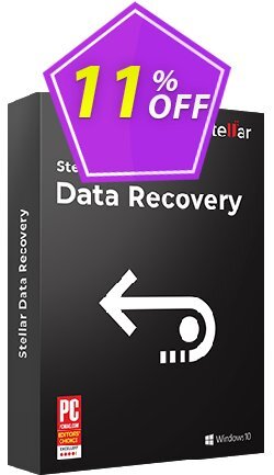 10% OFF Stellar Data Recovery Standard (1 Year), verified