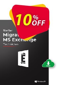 10% OFF Stellar Migrator for MS Exchange Technician - 500 Mailbox  Coupon code