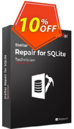 10% OFF Stellar Repair for SQLite Coupon code