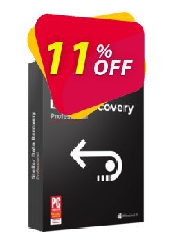 11% OFF Stellar Data Recovery Professional - 30 Days  Coupon code