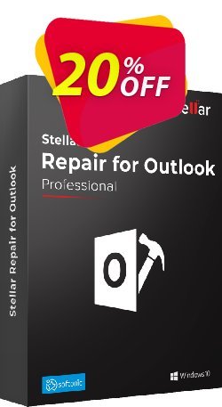20% OFF Stellar Repair for Outlook Professional - 1 year  Coupon code