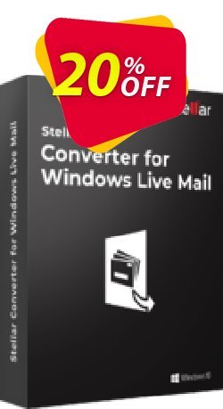 20% OFF Stellar Converter for Windows Mail Technician Coupon code