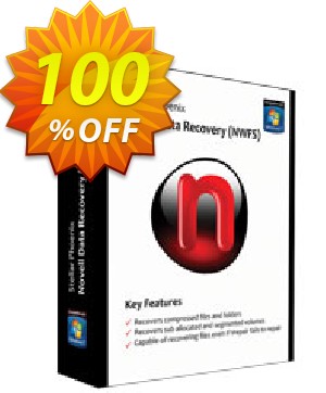 Stellar Phoenix Novell Data Recovery (NSS) Coupon, discount NVC Exclusive Coupon. Promotion: NVC Exclusive Coupon
