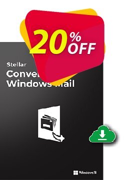 Stellar Converter for Windows Mail Coupon, discount Stellar Converter for Windows Live Mail amazing discounts code 2022. Promotion: amazing discounts code of Stellar Converter for Windows Live Mail 2022