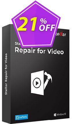 21% OFF Stellar Repair for Video Windows- Professional Coupon code