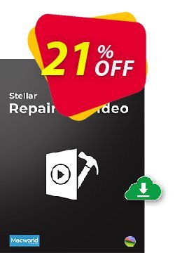 21% OFF Stellar Repair for Video Mac- Professional Coupon code
