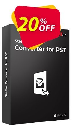 20% OFF Stellar Outlook PST to MBOX Converter Coupon code