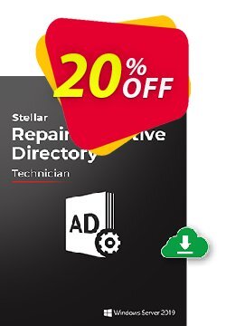 20% OFF Stellar Repair for Active Directory, verified