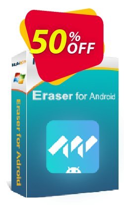 50% OFF MobiKin Eraser for Android - Lifetime, 21-25PCs License Coupon code