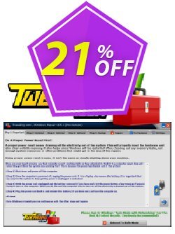 21% OFF Tweaking.com Windows Repair Pro v4 - Yearly Tech License  Coupon code