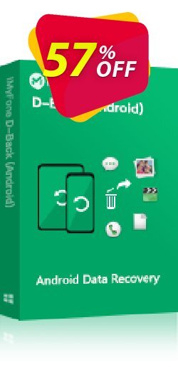 57% OFF iMyFone D-Back for Android - Lifetime/6-10 Devices Coupon code