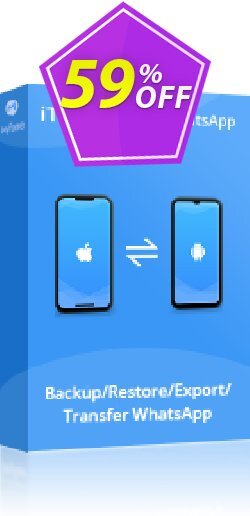 iTransor for WhatsApp Mac Version - 1-Month Coupon discount 58% OFF iTransor for WhatsApp Mac Version (1-Month), verified - Awful offer code of iTransor for WhatsApp Mac Version (1-Month), tested & approved
