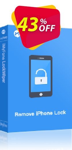 43% OFF iMyFone LockWiper - Lifetime/6-10 iDevices  Coupon code