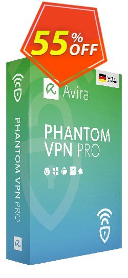 55% OFF Avira Phantom VPN Pro Coupon code