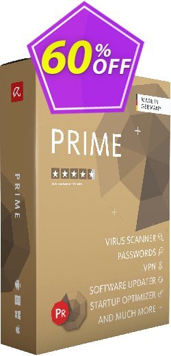 50% OFF Avira Prime, verified