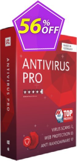 50% OFF Avira Antivirus Pro, verified