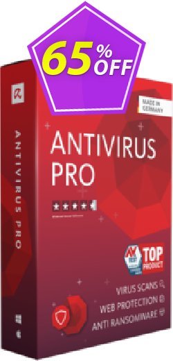 65% OFF Avira Antivirus Pro 2 years Coupon code