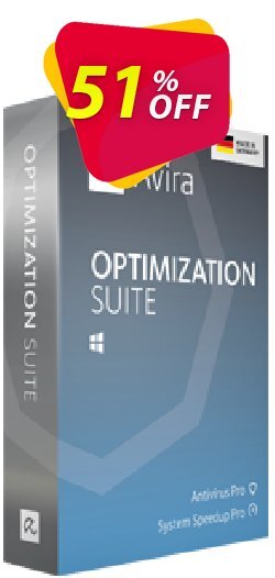 50% OFF Avira Optimization Suite, verified