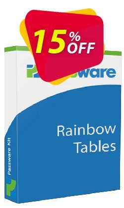 15% OFF Passware Rainbow Tables for Office Coupon code