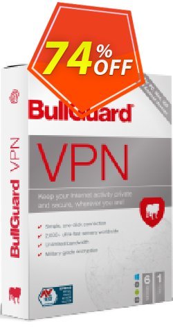 74% OFF BullGuard VPN 3-year plan Coupon code