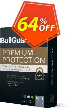 64% OFF BullGuard Premium Protection 2021 Coupon code