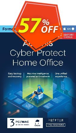 57% OFF Acronis Cyber Protect Home Office Premium Coupon code