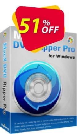 51% OFF MacX DVD Ripper Pro for Windows PREMIUM Coupon code