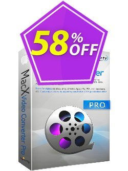 58% OFF MacX Video Converter Pro STANDARD - 3-month  Coupon code