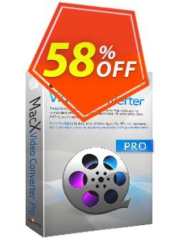 58% OFF MacX Video Converter Pro PREMIUM - 1 Year  Coupon code