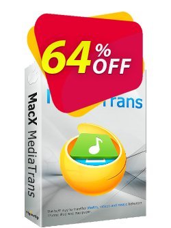 64% OFF MacX MediaTrans PREMIUM 1-year License Coupon code