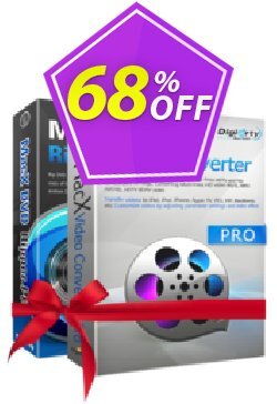 68% OFF MacX DVD Ripper + Video Converter Pro Pack Coupon code