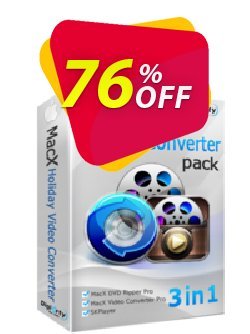 76% OFF MacX Holiday Video Converter Pack, verified