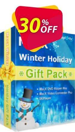 30% OFF MacX Winter Holiday Gift Pack Coupon code