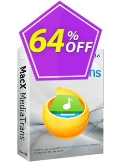 64% OFF MacX MediaTrans Coupon code