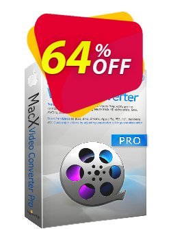 MacX Video Converter Pro Lifetime Coupon, discount Video Converter 50% OFF. Promotion: MacX video converter  Pro coupon code VCPAFFNEW50
