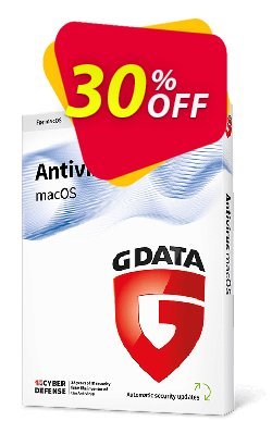 25% OFF GDATA  Antivirus for MAC, verified