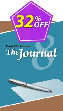 32% OFF DavidRM The Journal Coupon code