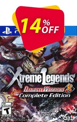  - Playstation 4 Dynasty Warriors 8: Xtreme Legends Complete Edition Coupon discount [Playstation 4] Dynasty Warriors 8: Xtreme Legends Complete Edition Deal GameFly - [Playstation 4] Dynasty Warriors 8: Xtreme Legends Complete Edition Exclusive Sale offer