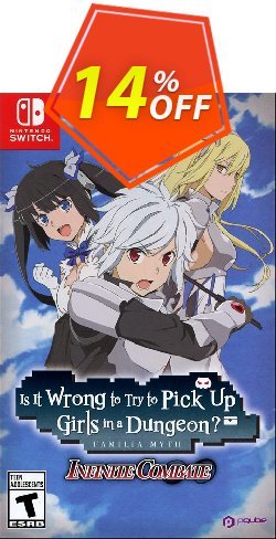  - Nintendo Switch Is It Wrong to Try to Pick Up Girls in a Dungeon? Familia Myth Infinite Combate Coupon discount [Nintendo Switch] Is It Wrong to Try to Pick Up Girls in a Dungeon? Familia Myth Infinite Combate Deal GameFly - [Nintendo Switch] Is It Wrong to Try to Pick Up Girls in a Dungeon? Familia Myth Infinite Combate Exclusive Sale offer