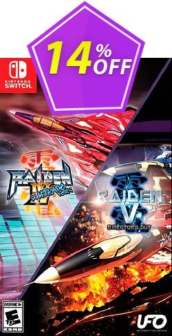  - Nintendo Switch Raiden IV X Mikado Remix & Raiden V: Director's Cut Dual Pack Coupon discount [Nintendo Switch] Raiden IV X Mikado Remix & Raiden V: Director's Cut Dual Pack Deal GameFly - [Nintendo Switch] Raiden IV X Mikado Remix & Raiden V: Director's Cut Dual Pack Exclusive Sale offer