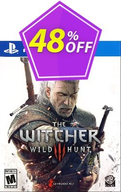 48% OFF  - Playstation 4 Witcher 3: Wild Hunt Coupon code