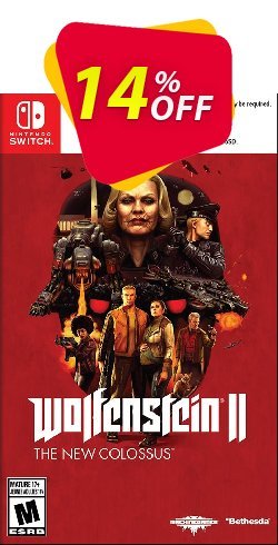 14% OFF  - Nintendo Switch Wolfenstein II: The New Colossus Coupon code